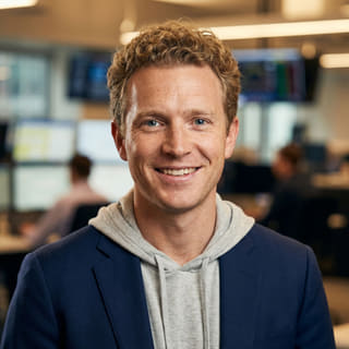 Ryan Brooks, registrert som ledende tradinganalytiker hos Selje Vermolund, vist i profilbilde